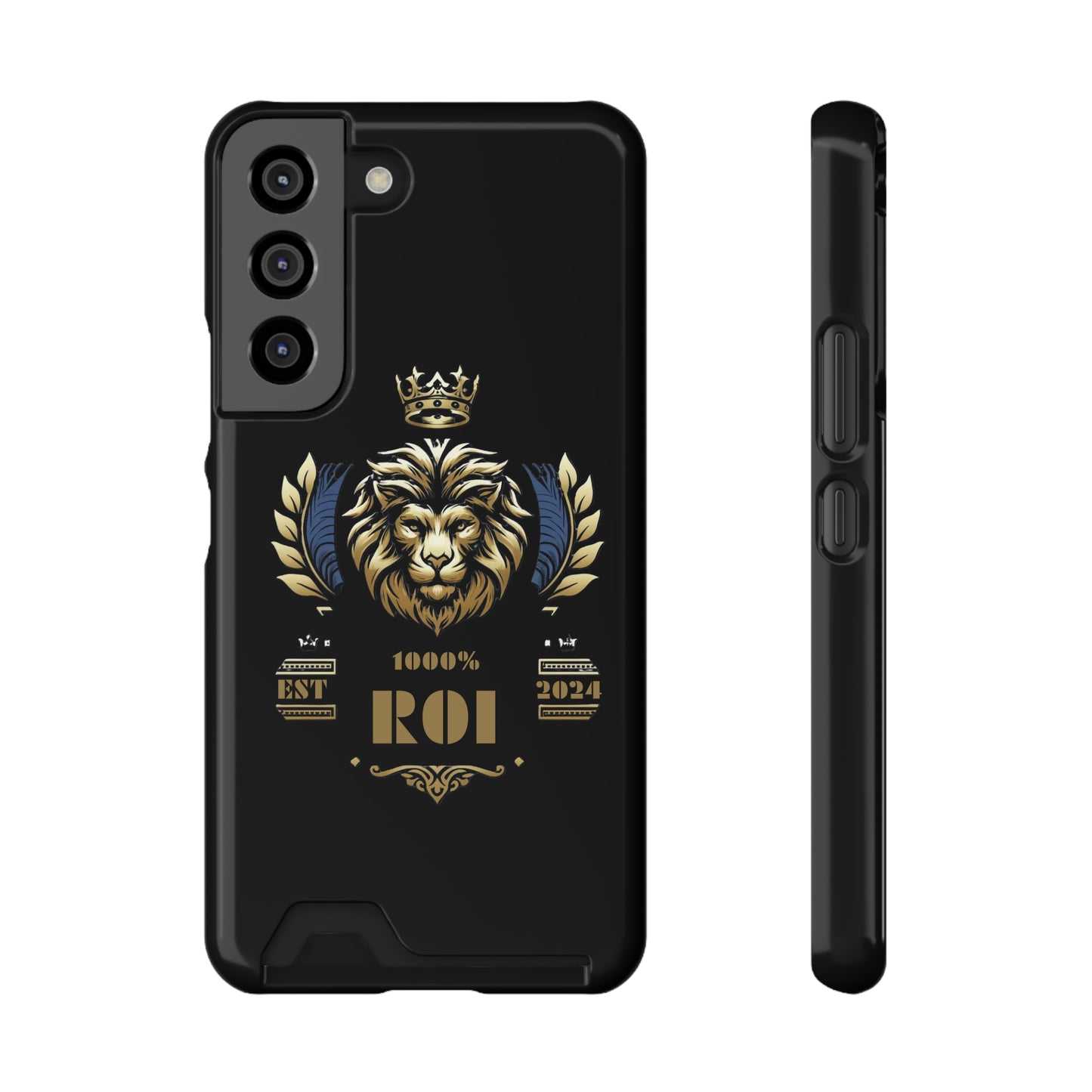 1000%ROI Phone Case With Card Holder (Compatible with iPhone 13, and Samsung Galaxy S21, S22 models)