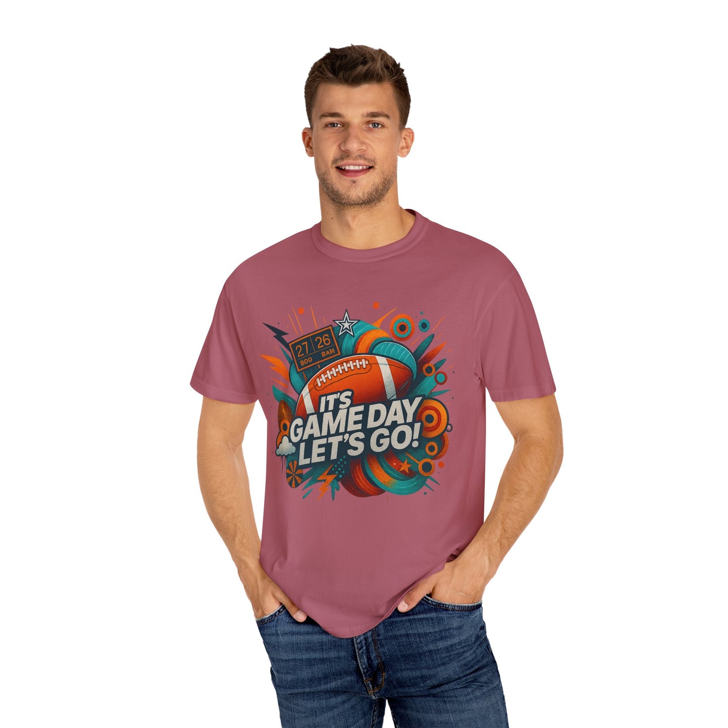 IT'S GAME DAY -  Unisex Garment-Dyed T-shirt