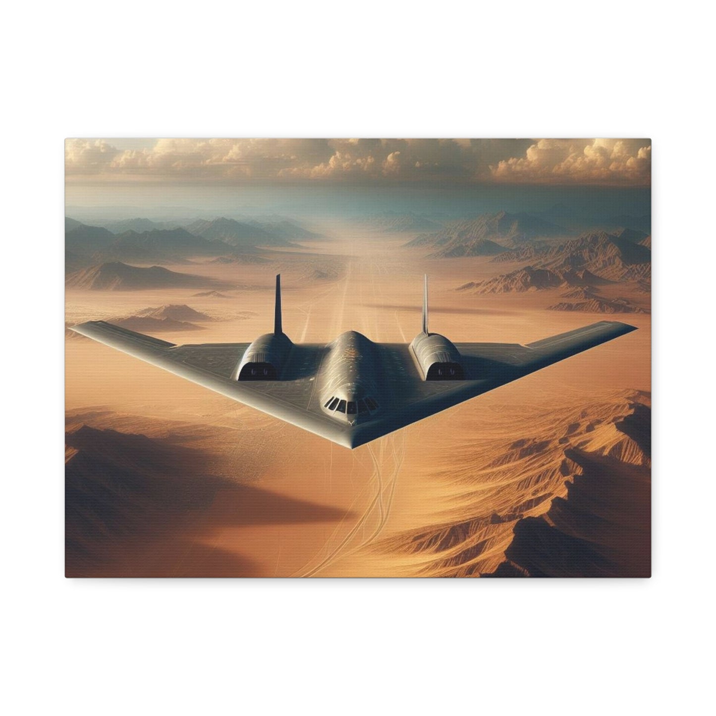 Bomber Aircraft Cruising - Wall Art on Stretched Canvas