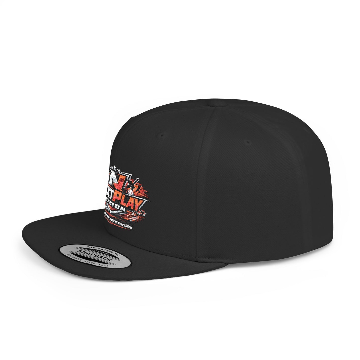Snapback Hat — 'Next Play Nation' Flat-Bill Baseball Cap (Streetwear Gaming Logo)