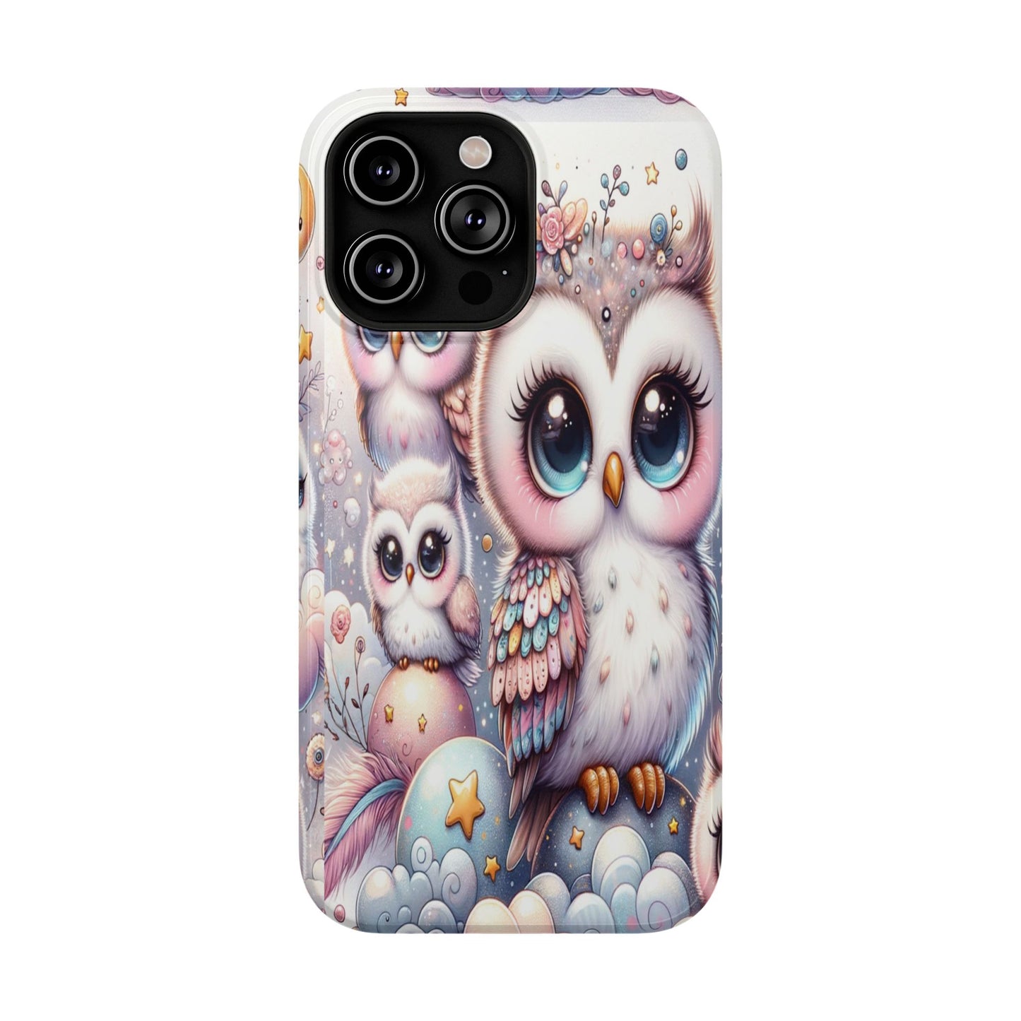 Cutesy Owl Impact-Resistant Phone Cases