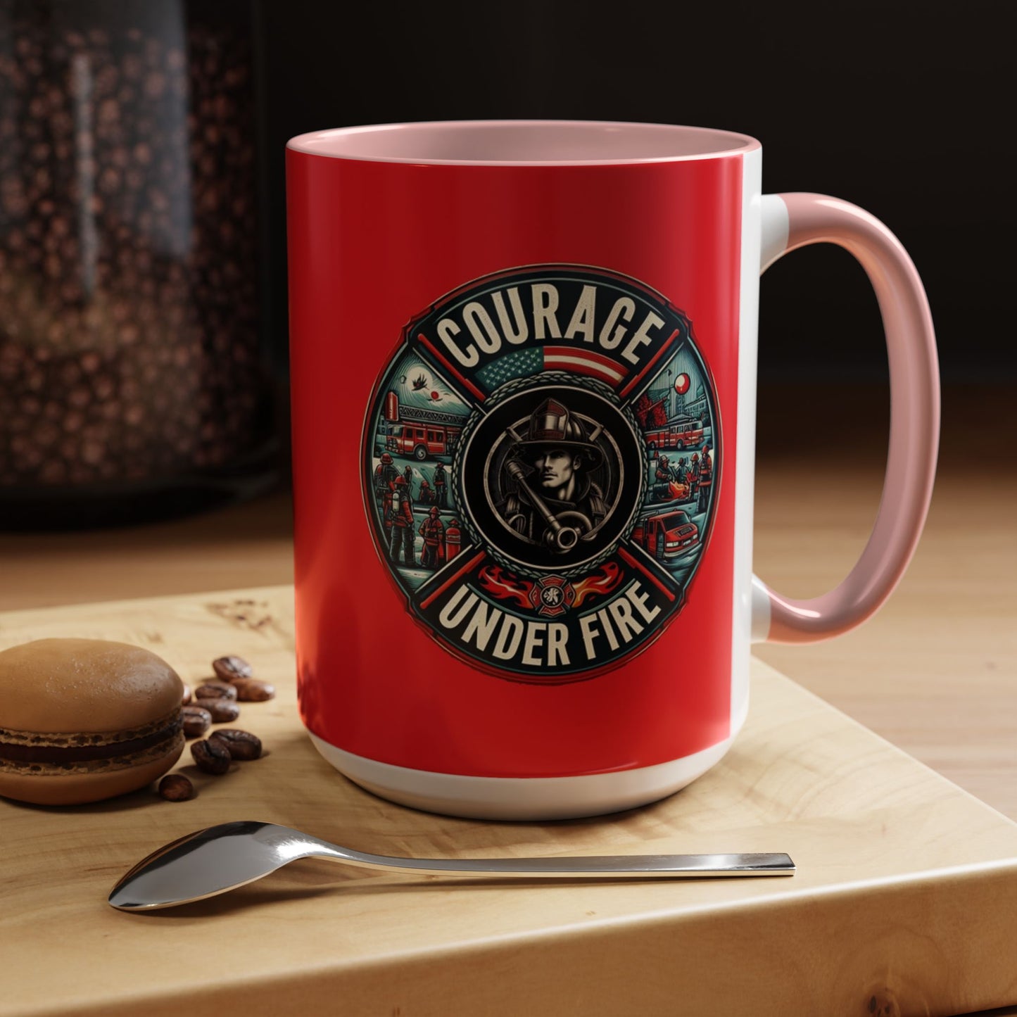 Courage Under Fire - 11oz, 15oz Coffee Mug