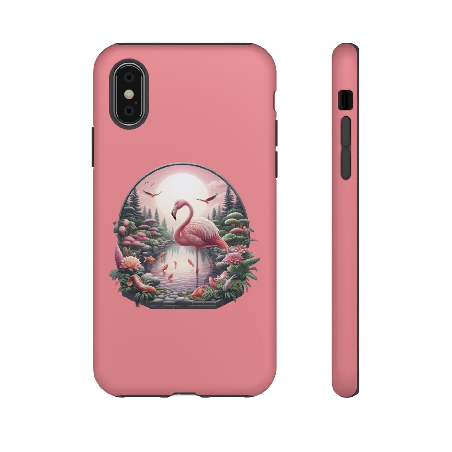 Pink Flamingo - iPhone Tough Phone Case