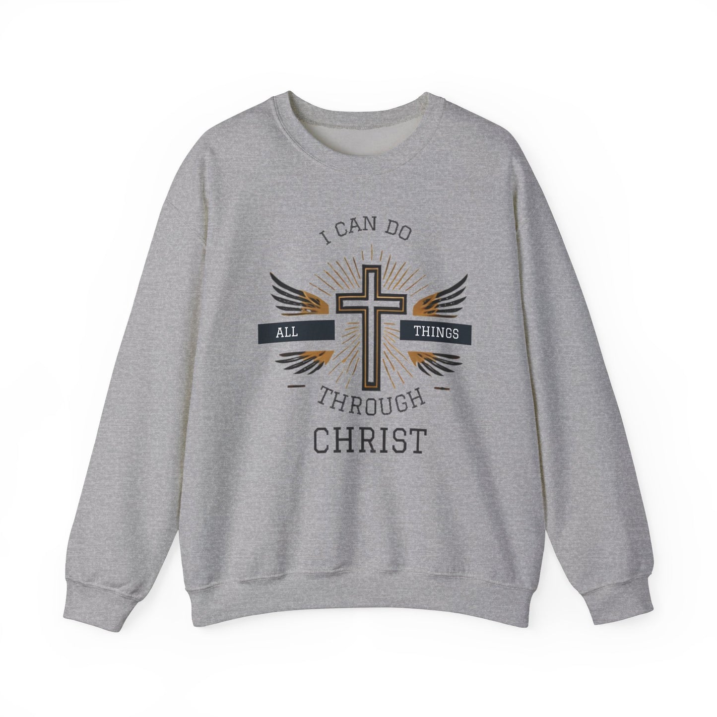 All Things Through Christ Unisex Heavy Blend™ Crewneck Sweatshirt