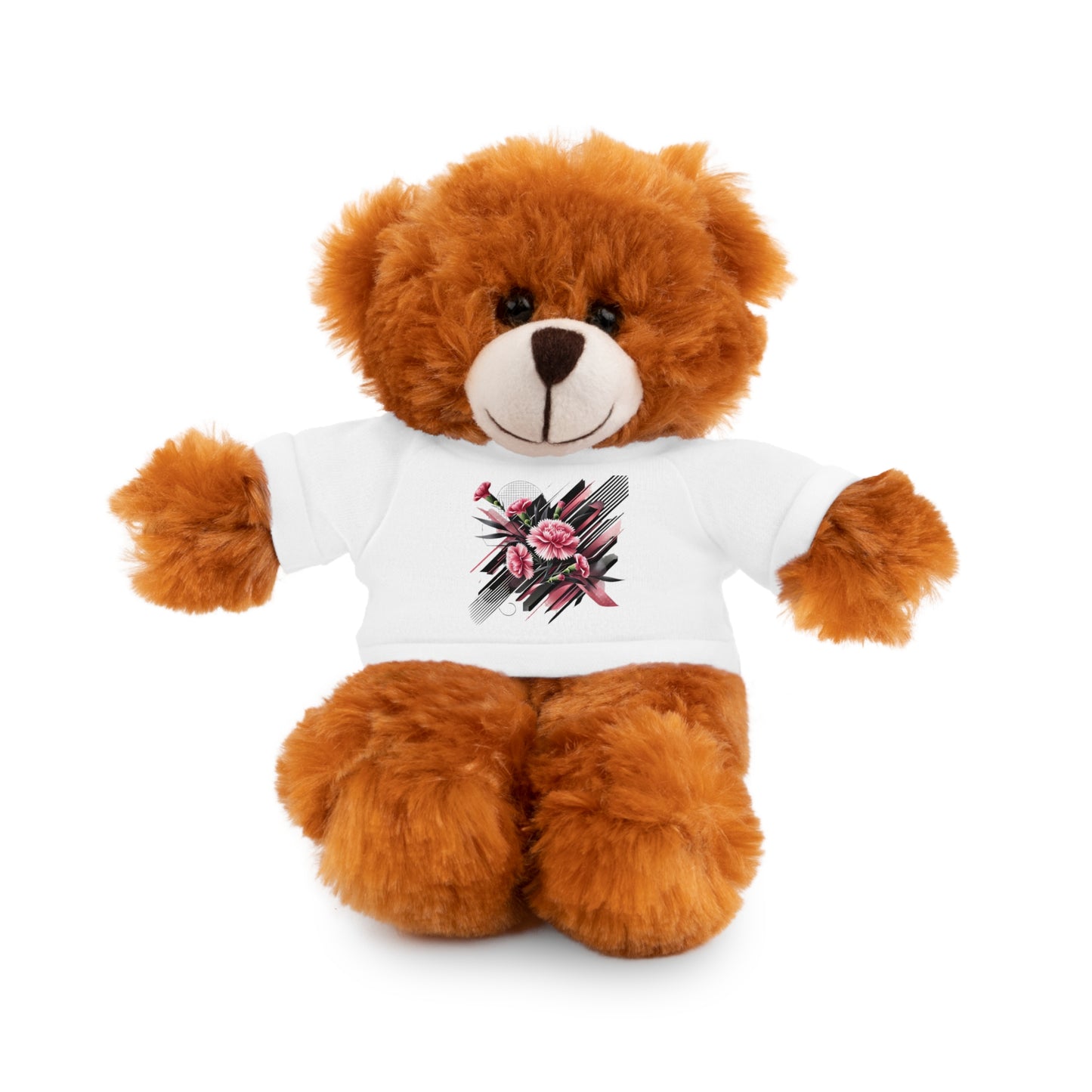 Pink Carnation Designer Stuffed Animals with Tee
