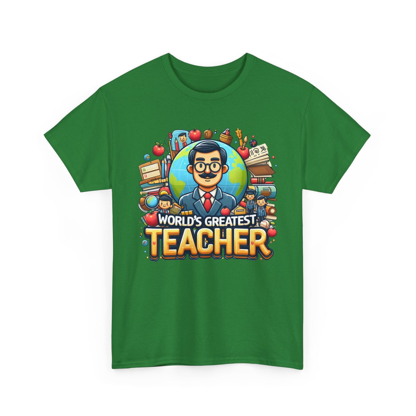 World's Greatest Teacher - Unisex Heavy Cotton Tee (G1)