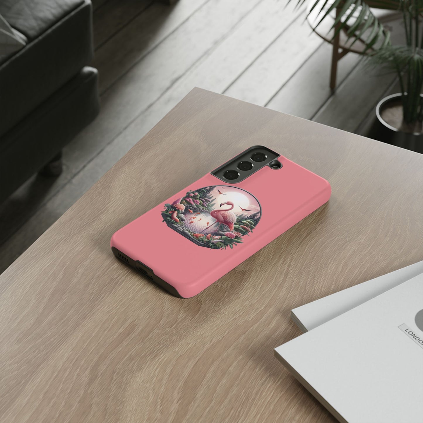Pink Flamingo - iPhone Tough Phone Case