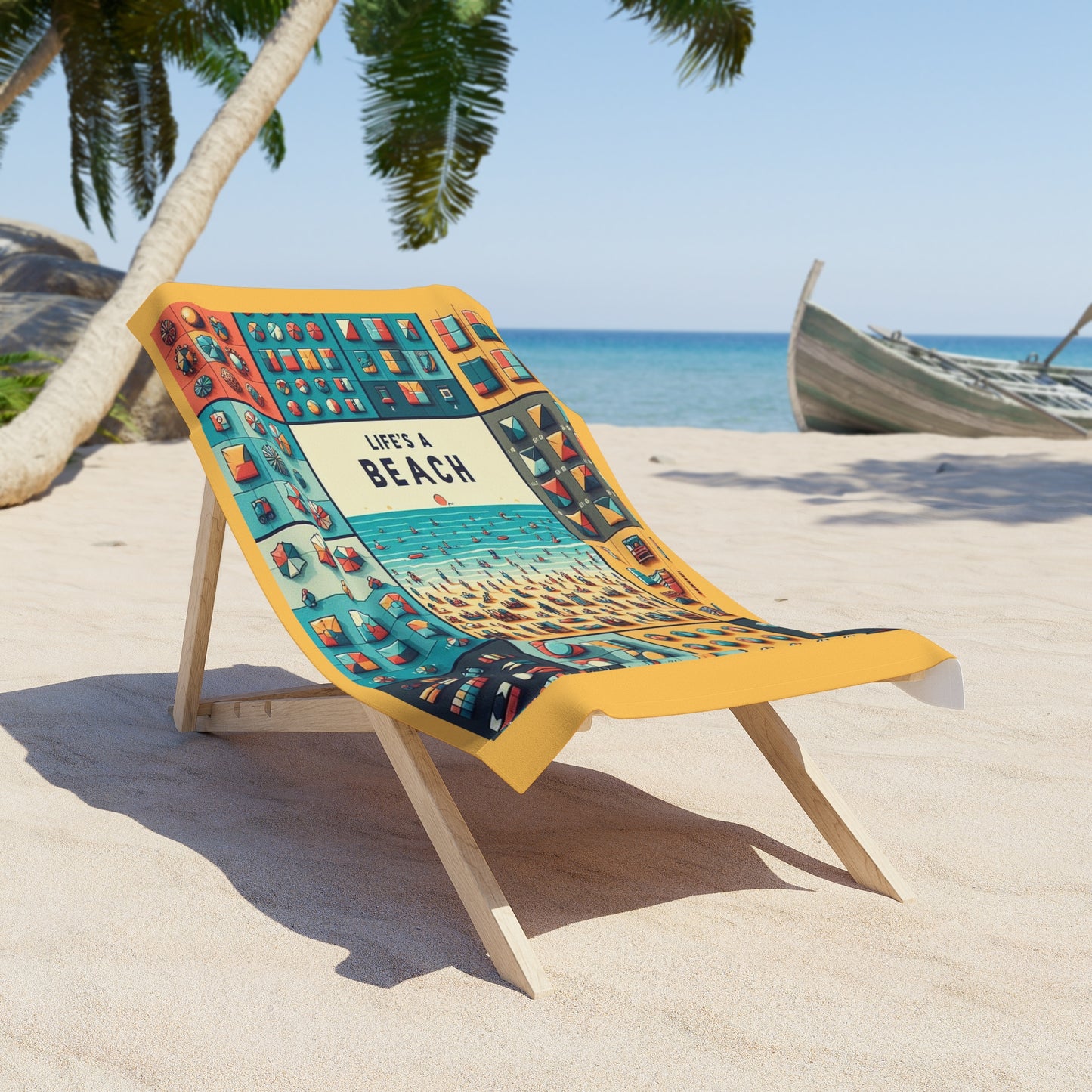 Life's A Beach - Beach Towel