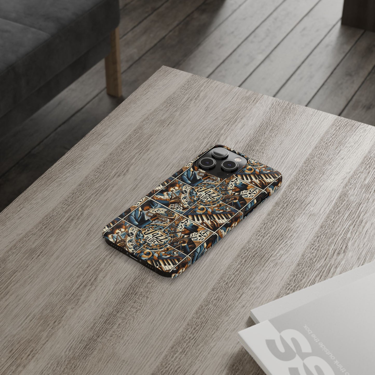 iPhone Slim Phone Cases - Jazz Is Life