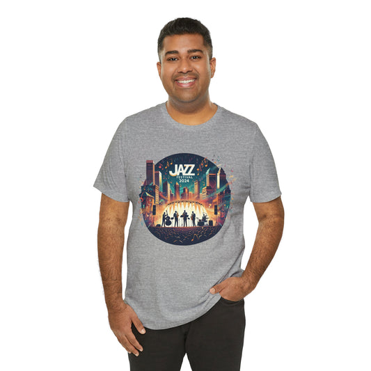 Jazz Festival 2024_Unisex Jersey Short Sleeve Tee_MDLJV35246_ColorSet1