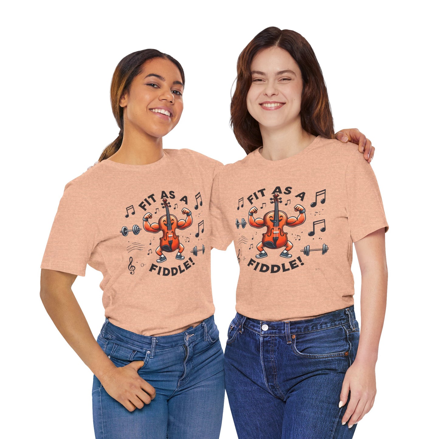 Fit As A Fiddle Unisex Jersey Short Sleeve Tee