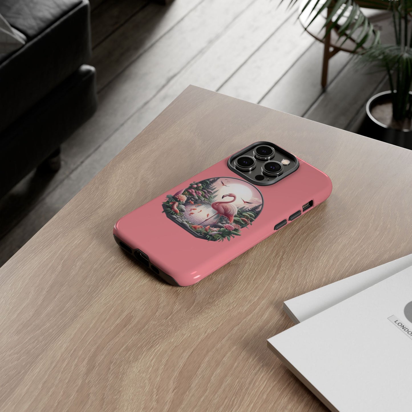 Pink Flamingo - iPhone Tough Phone Case