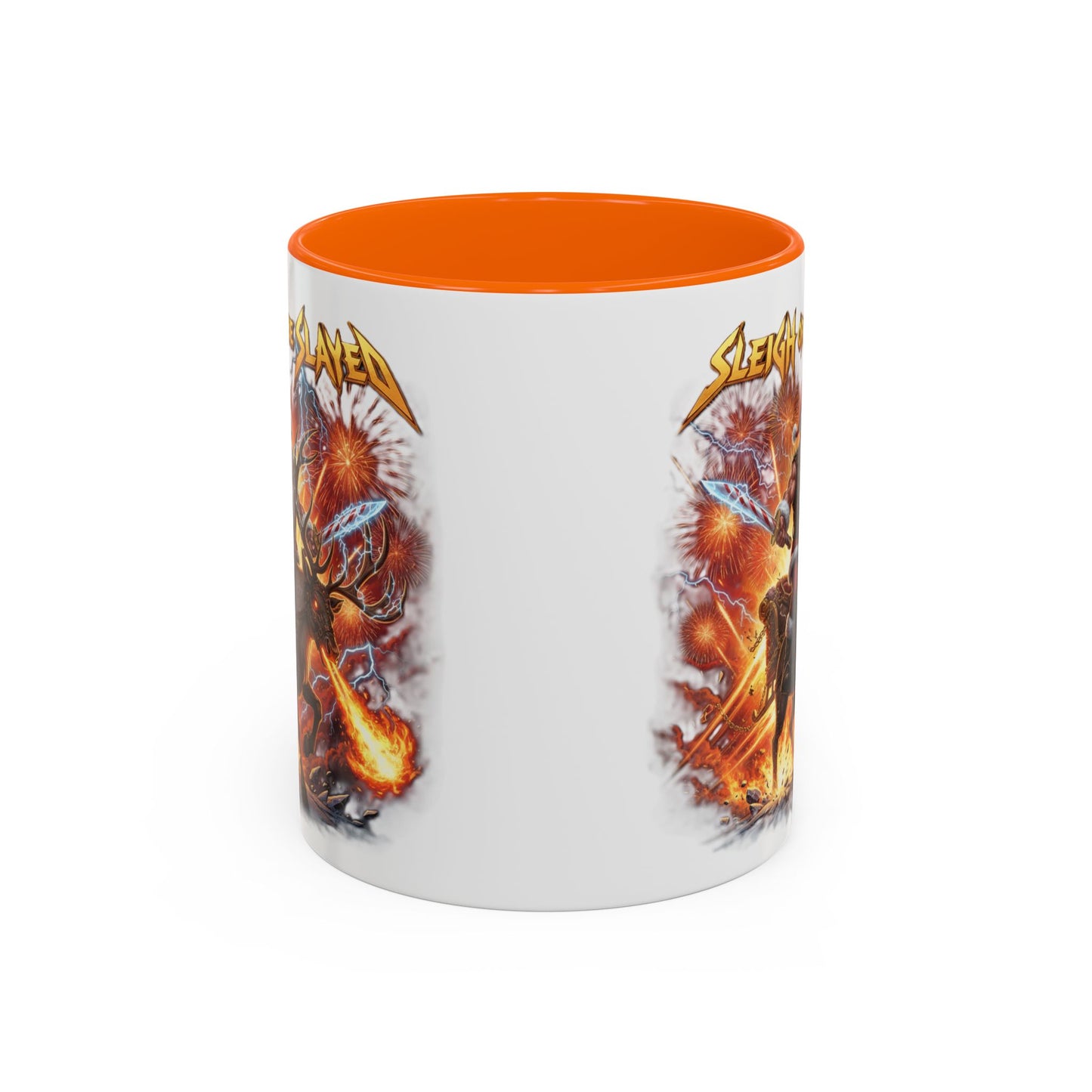 "Sleigh or Be Slayed" Mug | Ceramic Coffee Cup | Holiday Mug