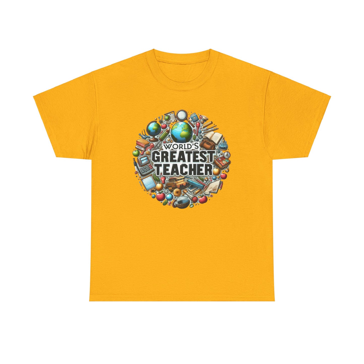 World's Greatest Teacher - Unisex Heavy Cotton Tee (G3)