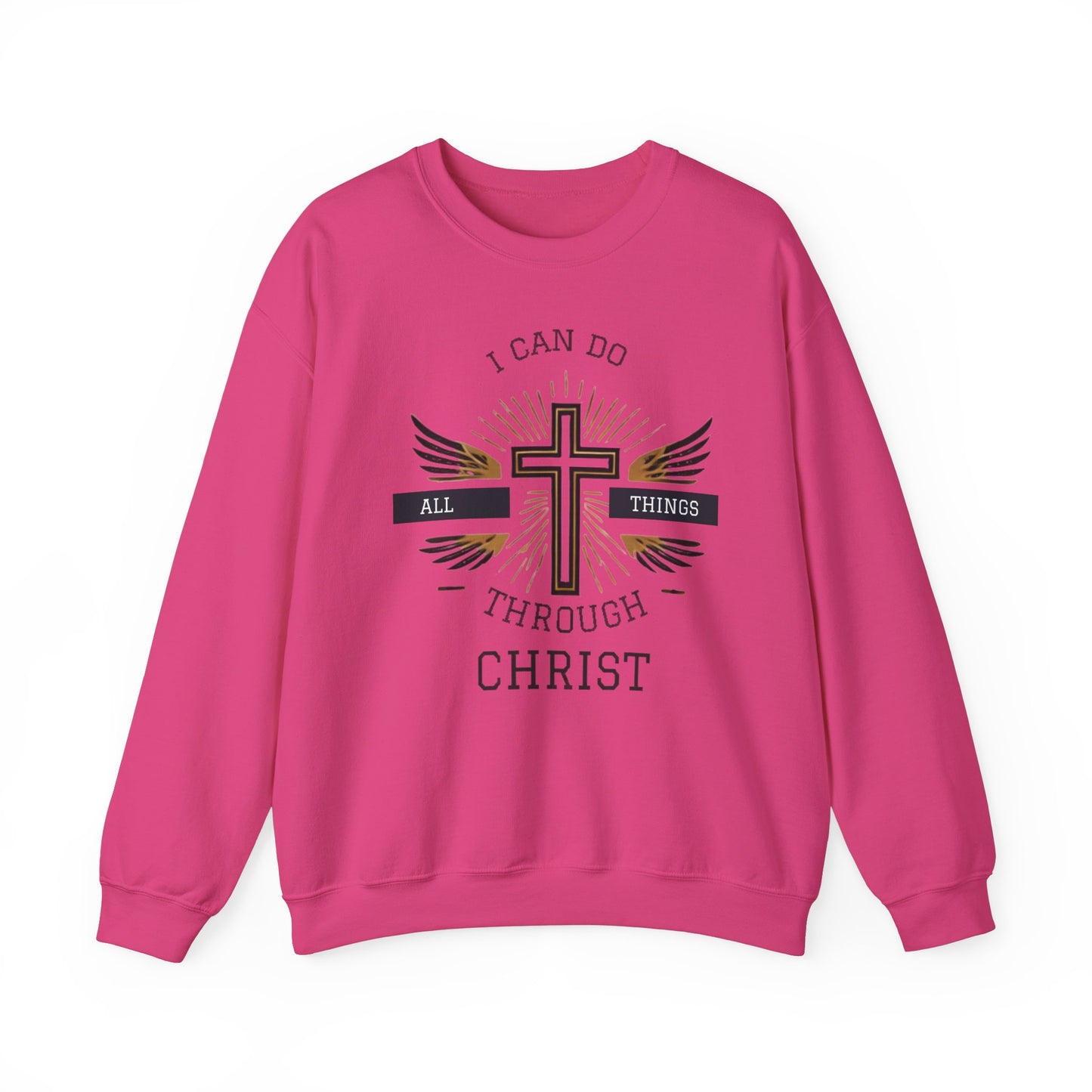 All Things Through Christ Unisex Heavy Blend™ Crewneck Sweatshirt