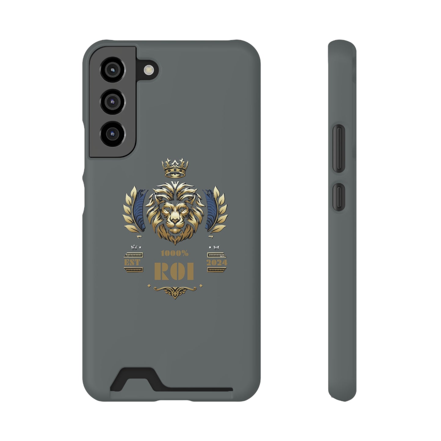 1000%ROI Phone Case With Card Holder (Compatible with iPhone 13, and Samsung Galaxy S21, S22 models)