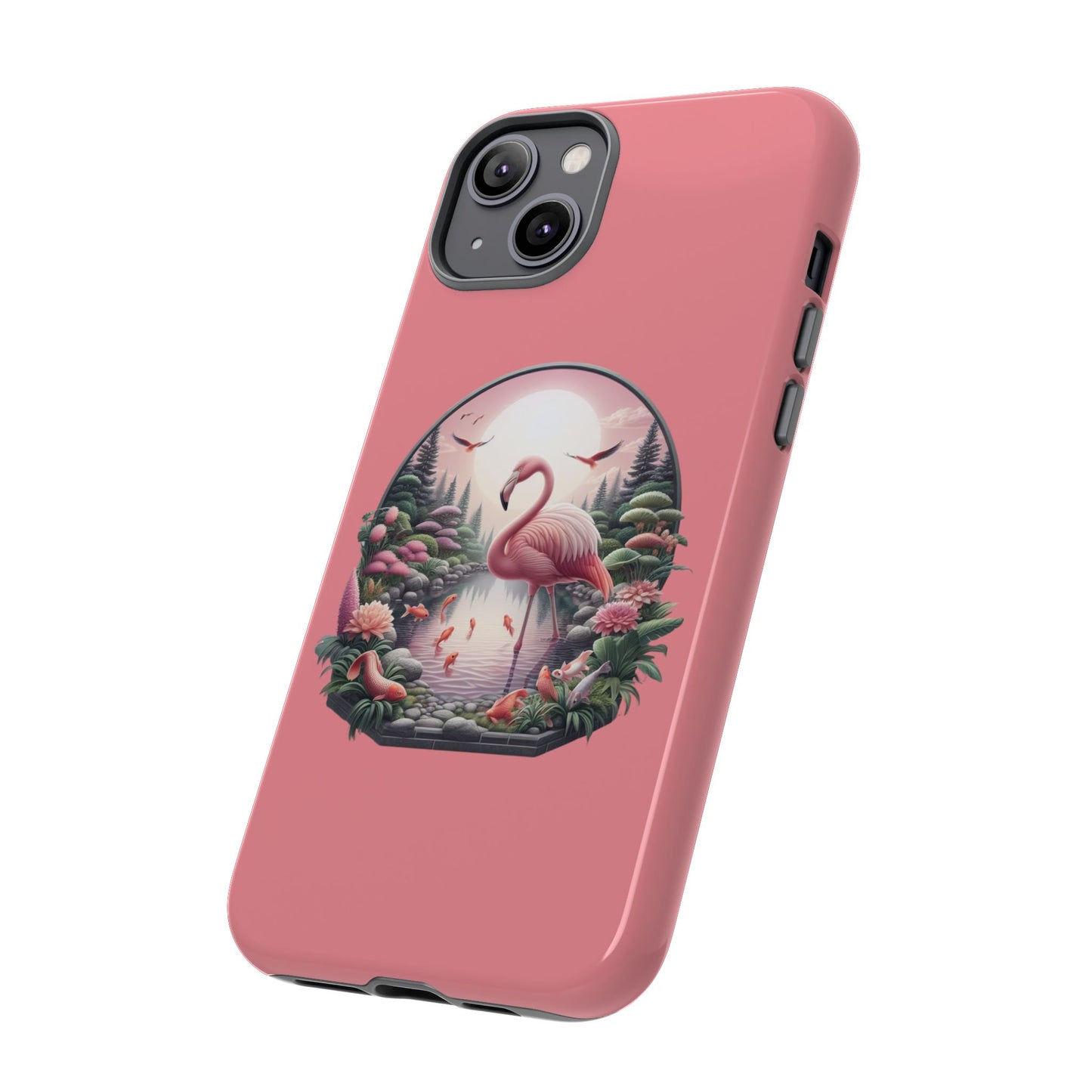 Pink Flamingo - iPhone Tough Phone Case