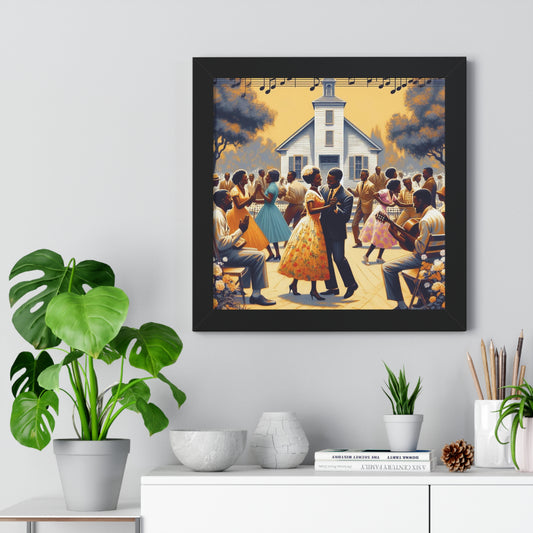 Sundresses In The Summertime -  Unique Wall Art - Framed Vertical Poster