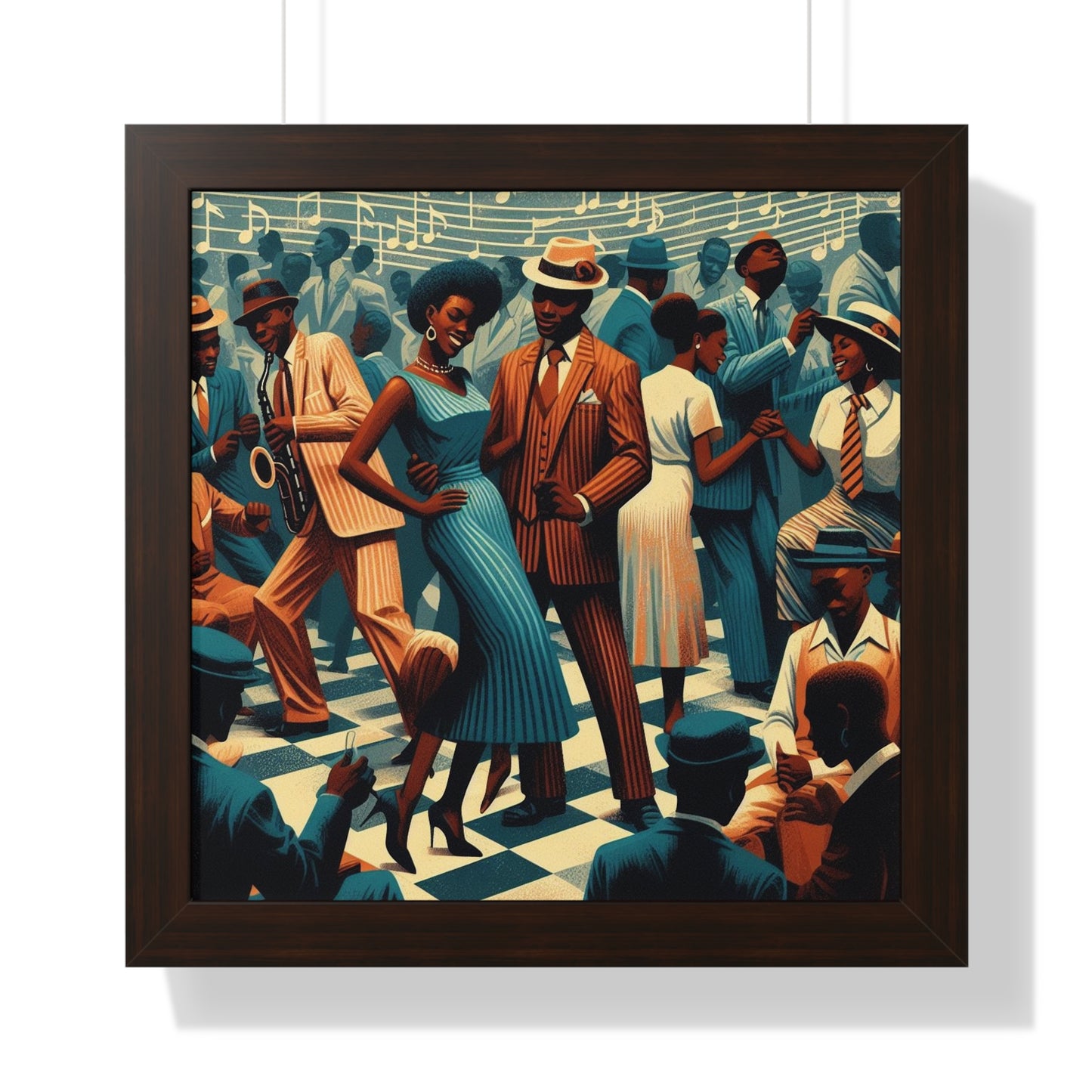 Those Were The Days -  Unique Wall Art - Framed Vertical Poster