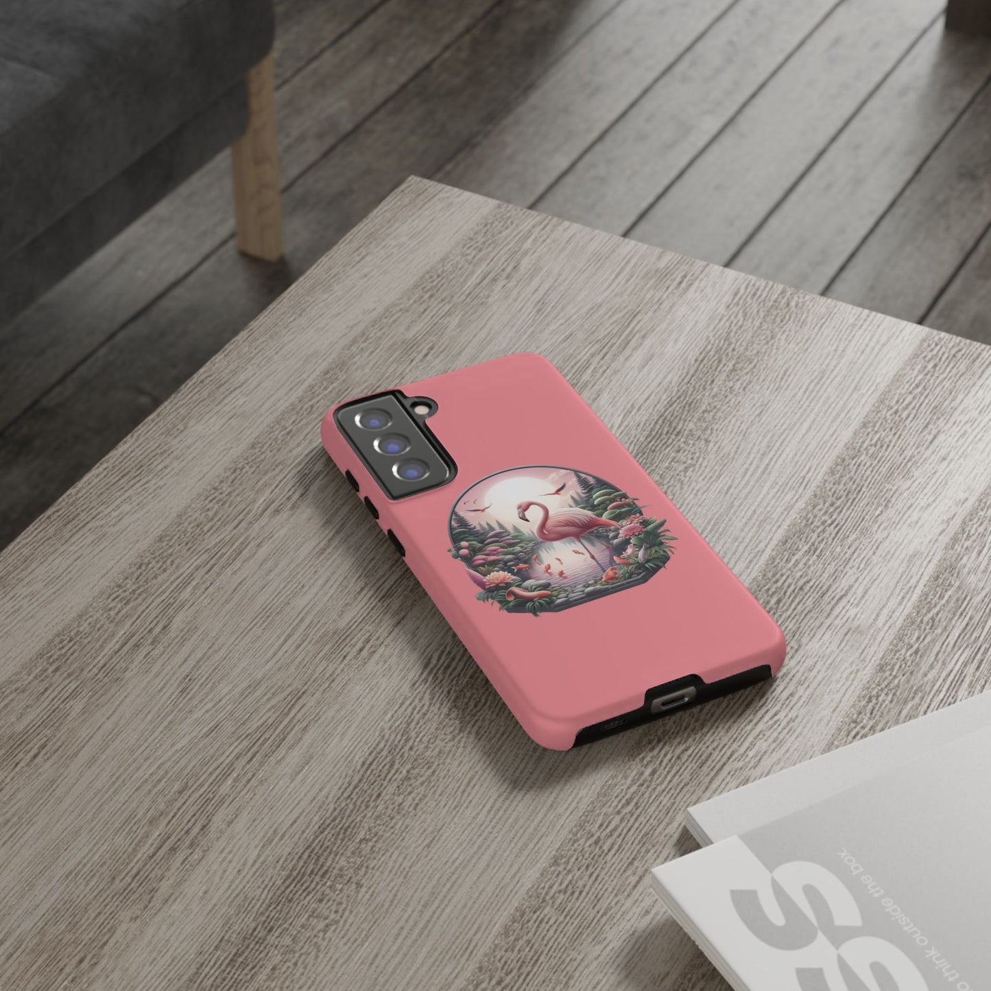 Pink Flamingo - iPhone Tough Phone Case