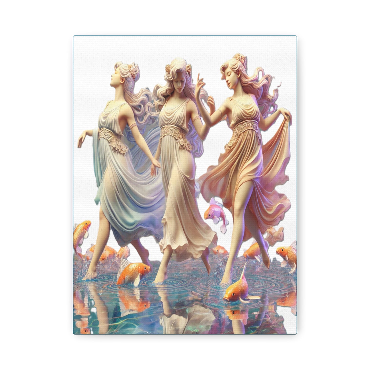 Canvas Print - Playful Greek Goddesses