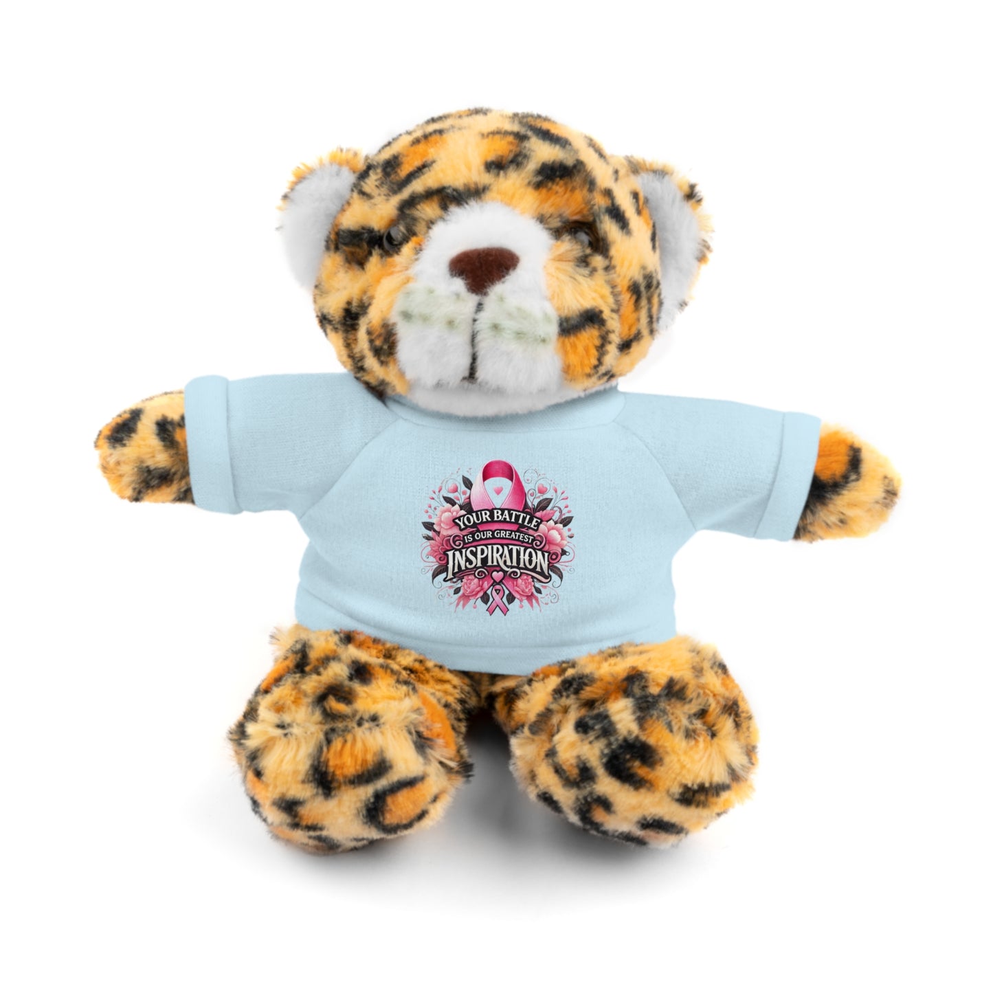 Breast Cancer Awareness Stuffed Animals with Tee