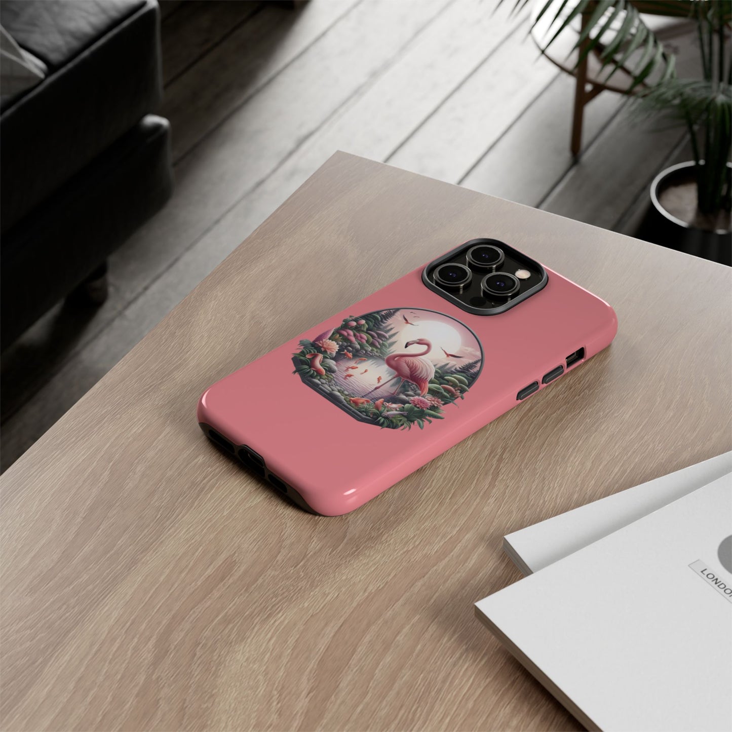 Pink Flamingo - iPhone Tough Phone Case