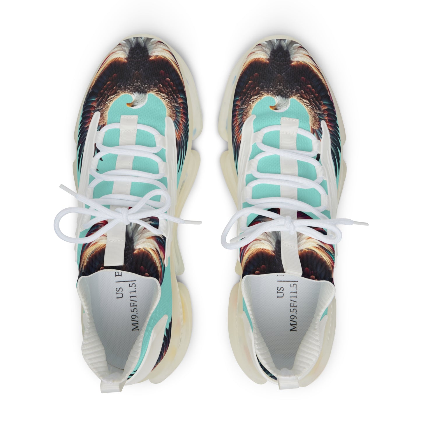 Pristine Eagle - Blue Wraparound - Men's Mesh Sneakers