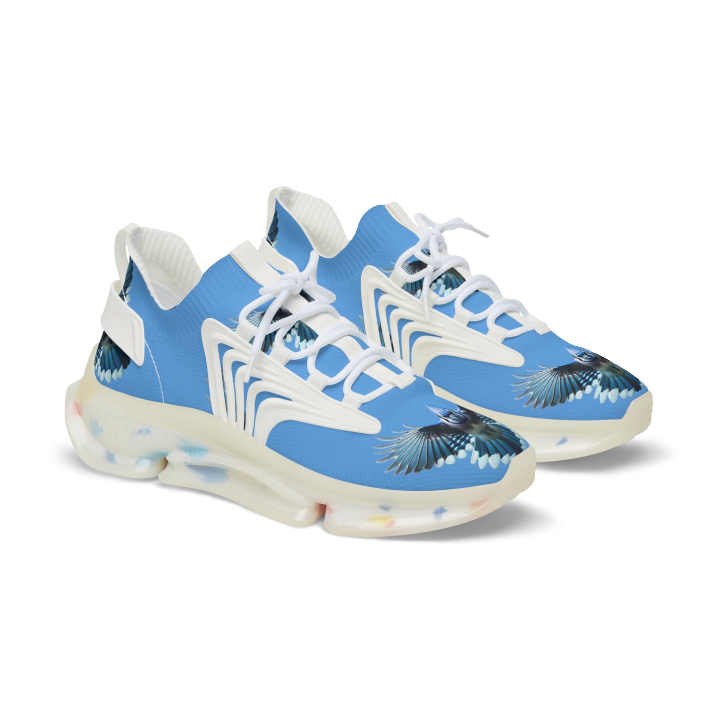 Bluejay In Flight - Men's Mesh Sneakers