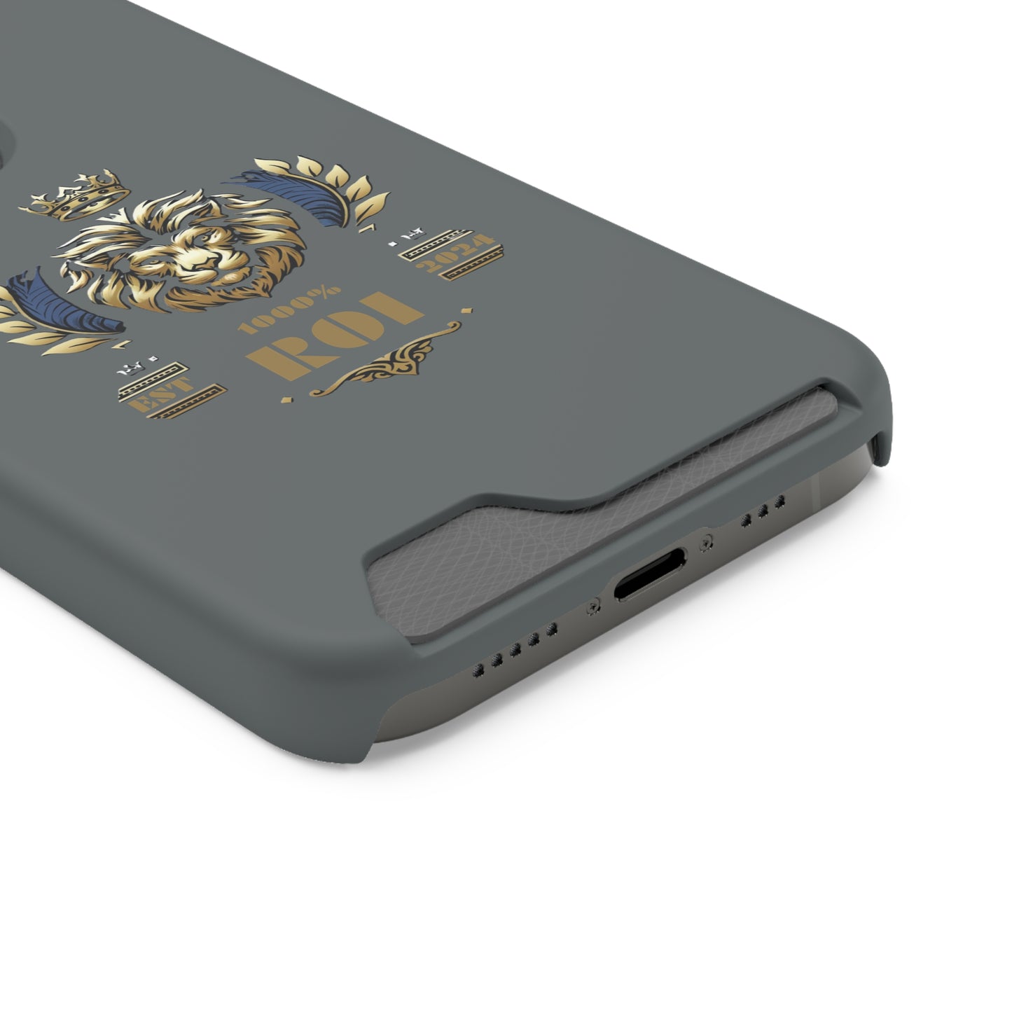 1000%ROI Phone Case With Card Holder (Compatible with iPhone 13, and Samsung Galaxy S21, S22 models)