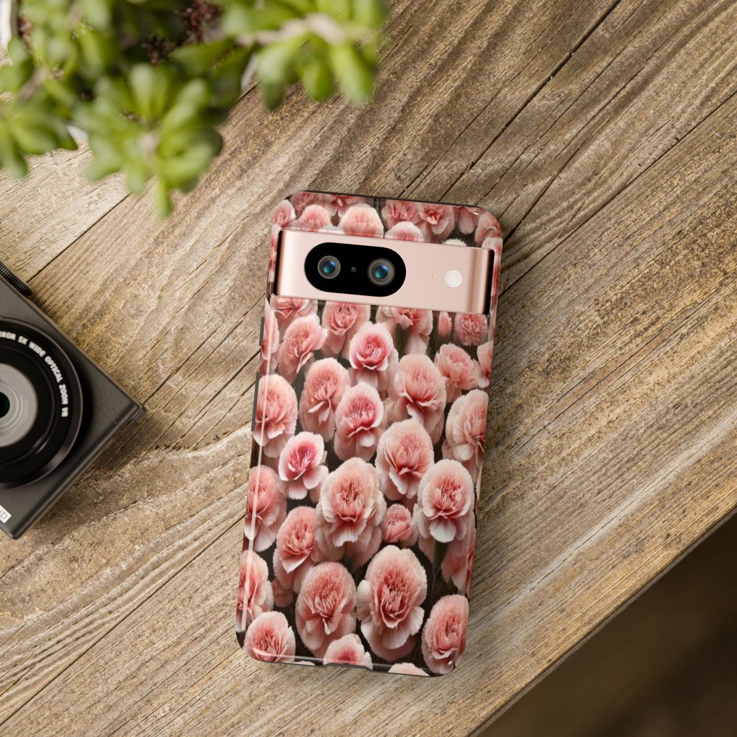Pink Carnations - Durable Tough Phone Cases