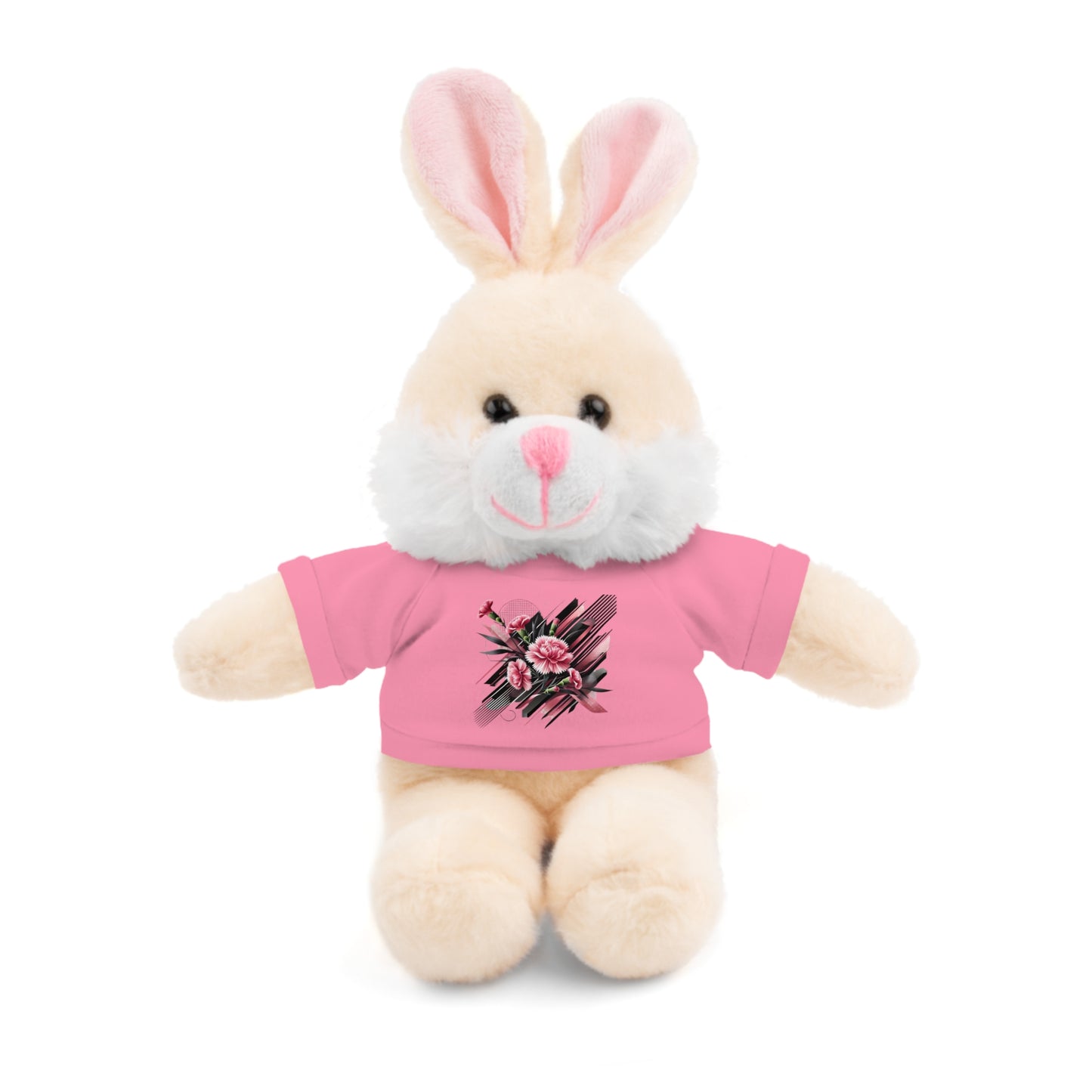 Pink Carnation Designer Stuffed Animals with Tee