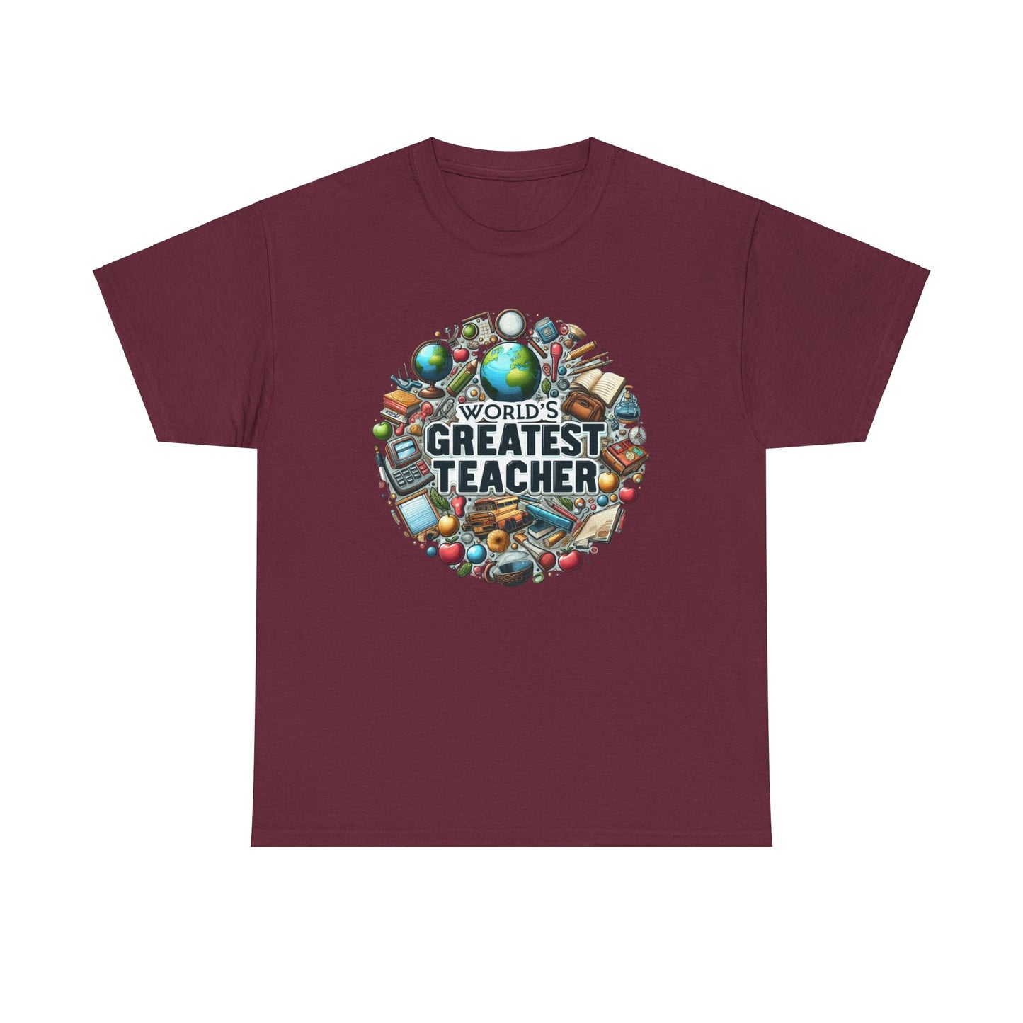 World's Greatest Teacher - Unisex Heavy Cotton Tee (G3)