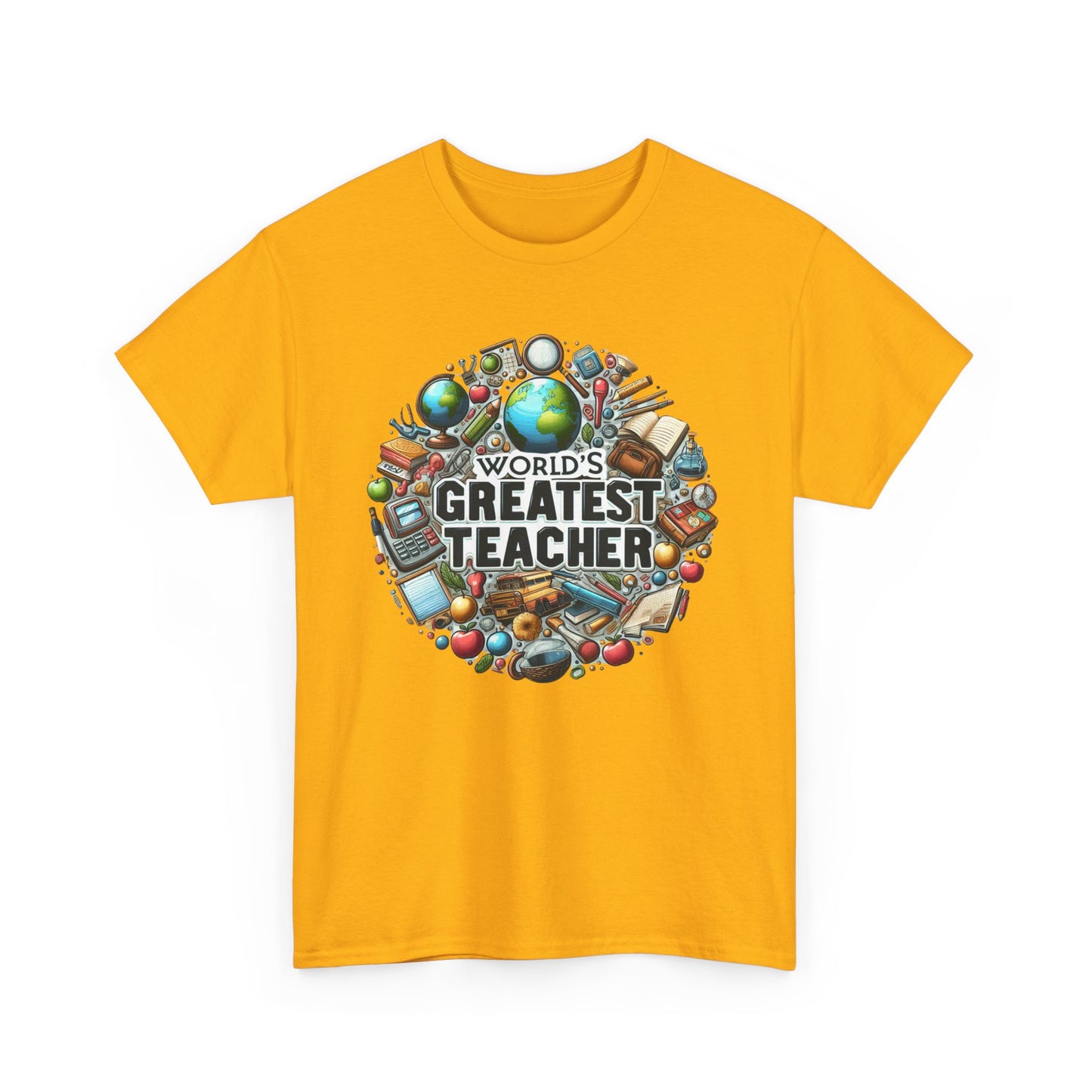 World's Greatest Teacher - Unisex Heavy Cotton Tee (G3)