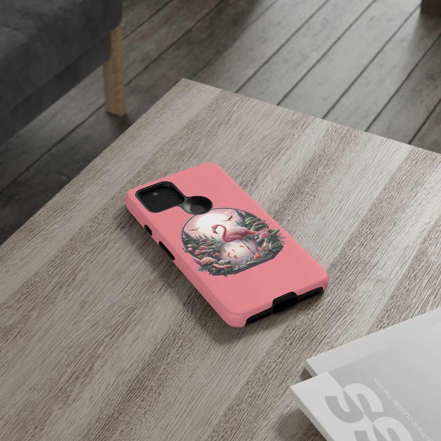 Pink Flamingo - iPhone Tough Phone Case