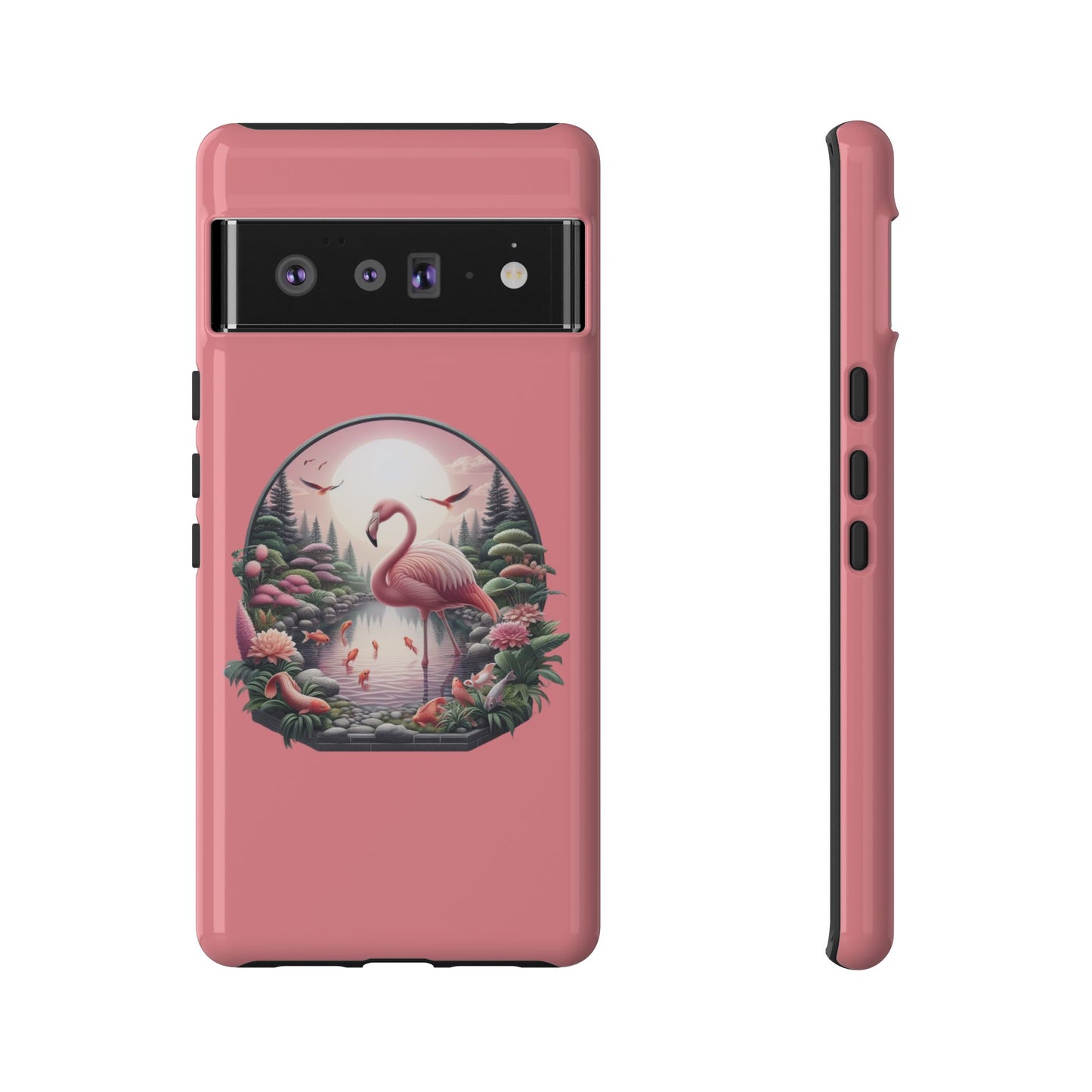 Pink Flamingo - iPhone Tough Phone Case