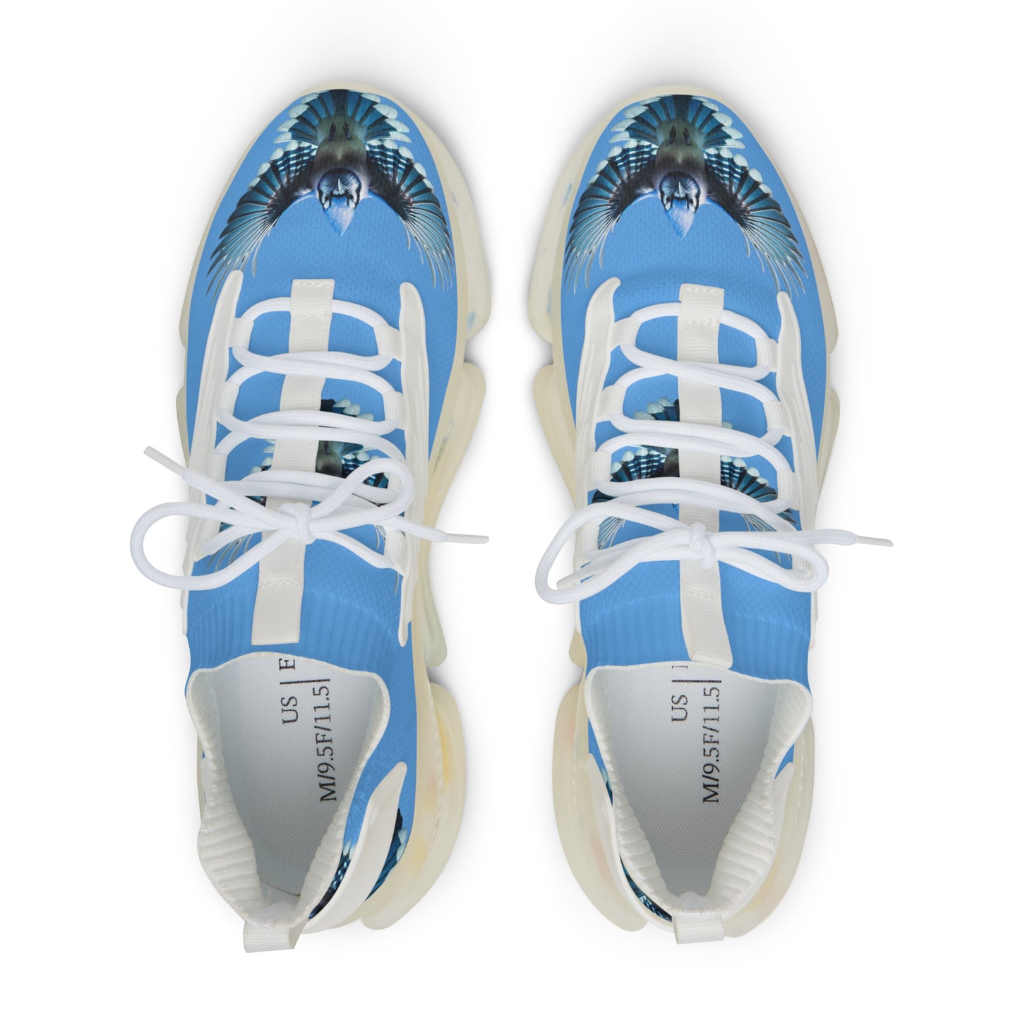 Bluejay In Flight - Men's Mesh Sneakers