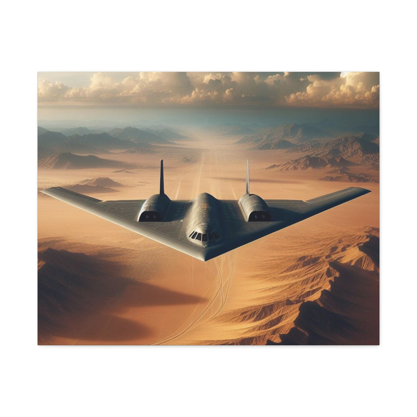 Bomber Aircraft Cruising - Wall Art on Stretched Canvas