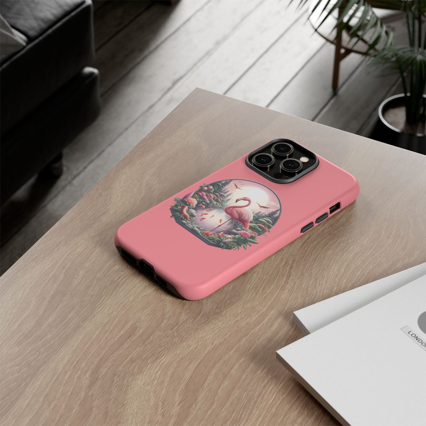 Pink Flamingo - iPhone Tough Phone Case