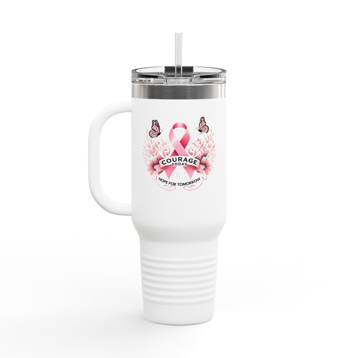 Breast Cancer Awareness - 40oz Insulated Travel Mug