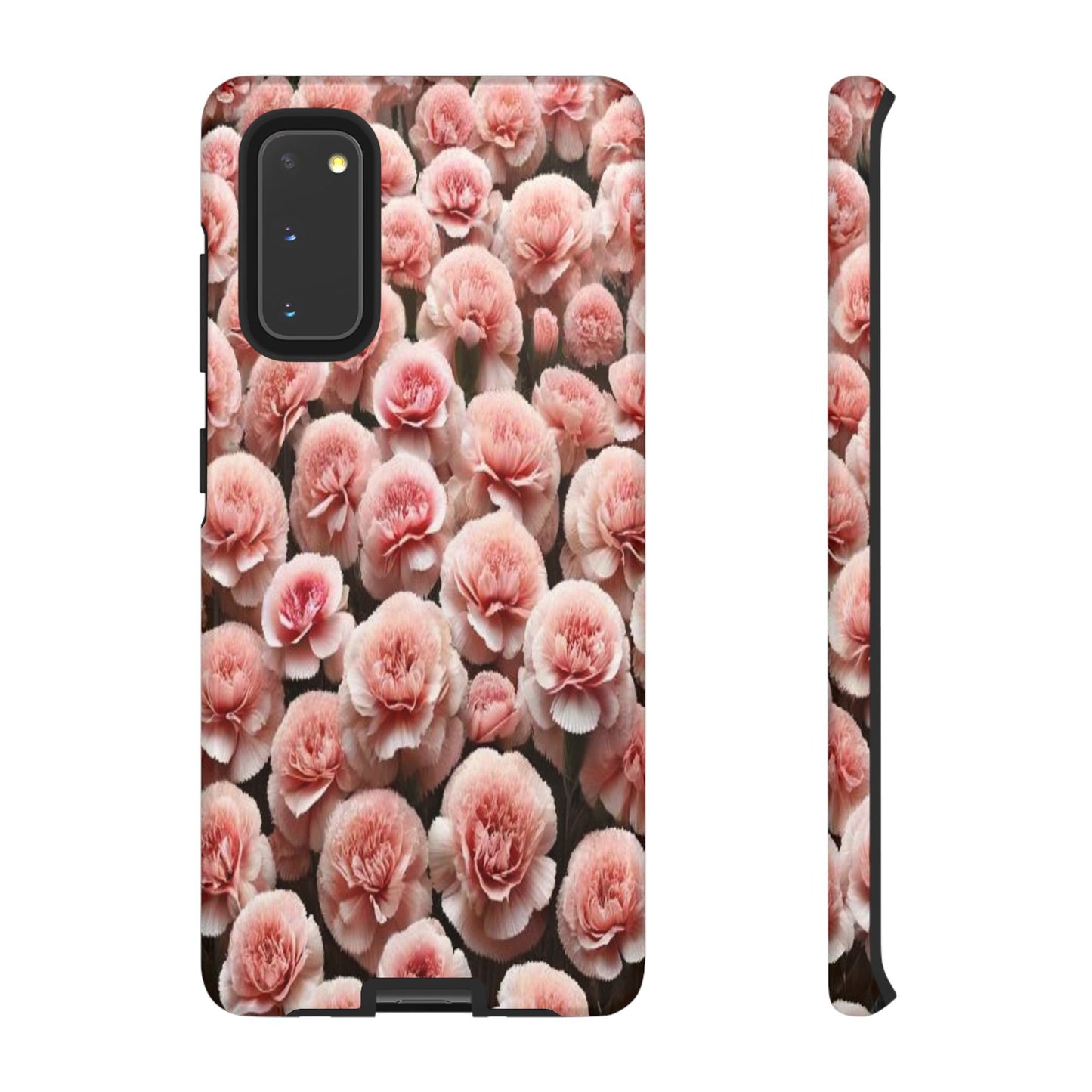 Pink Carnations - Durable Tough Phone Cases