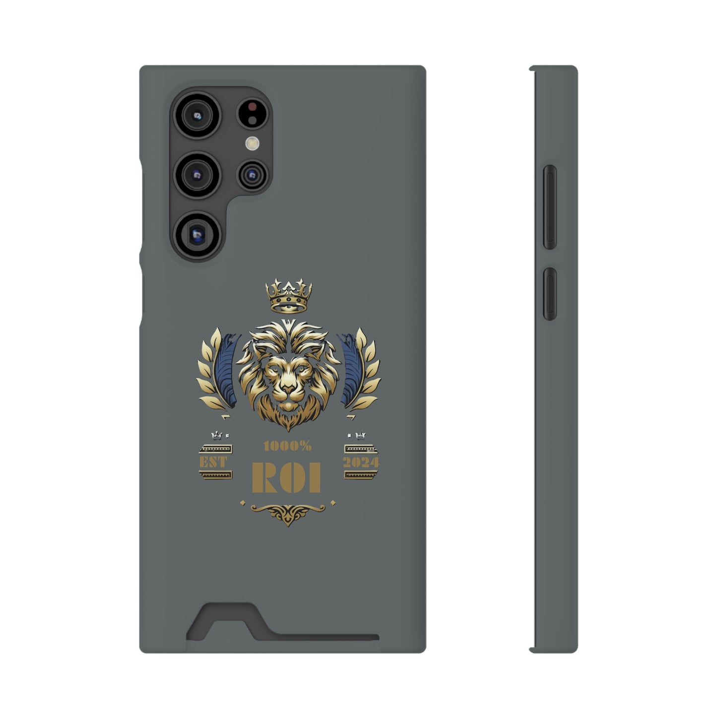 1000%ROI Phone Case With Card Holder (Compatible with iPhone 13, and Samsung Galaxy S21, S22 models)