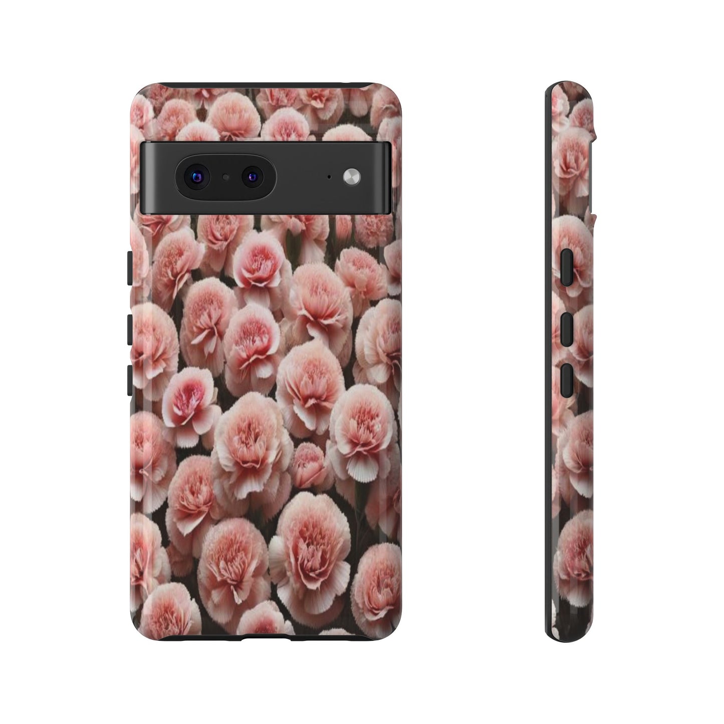 Pink Carnations - Durable Tough Phone Cases