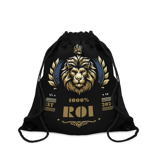 1000%ROI - Black Drawstring Bag
