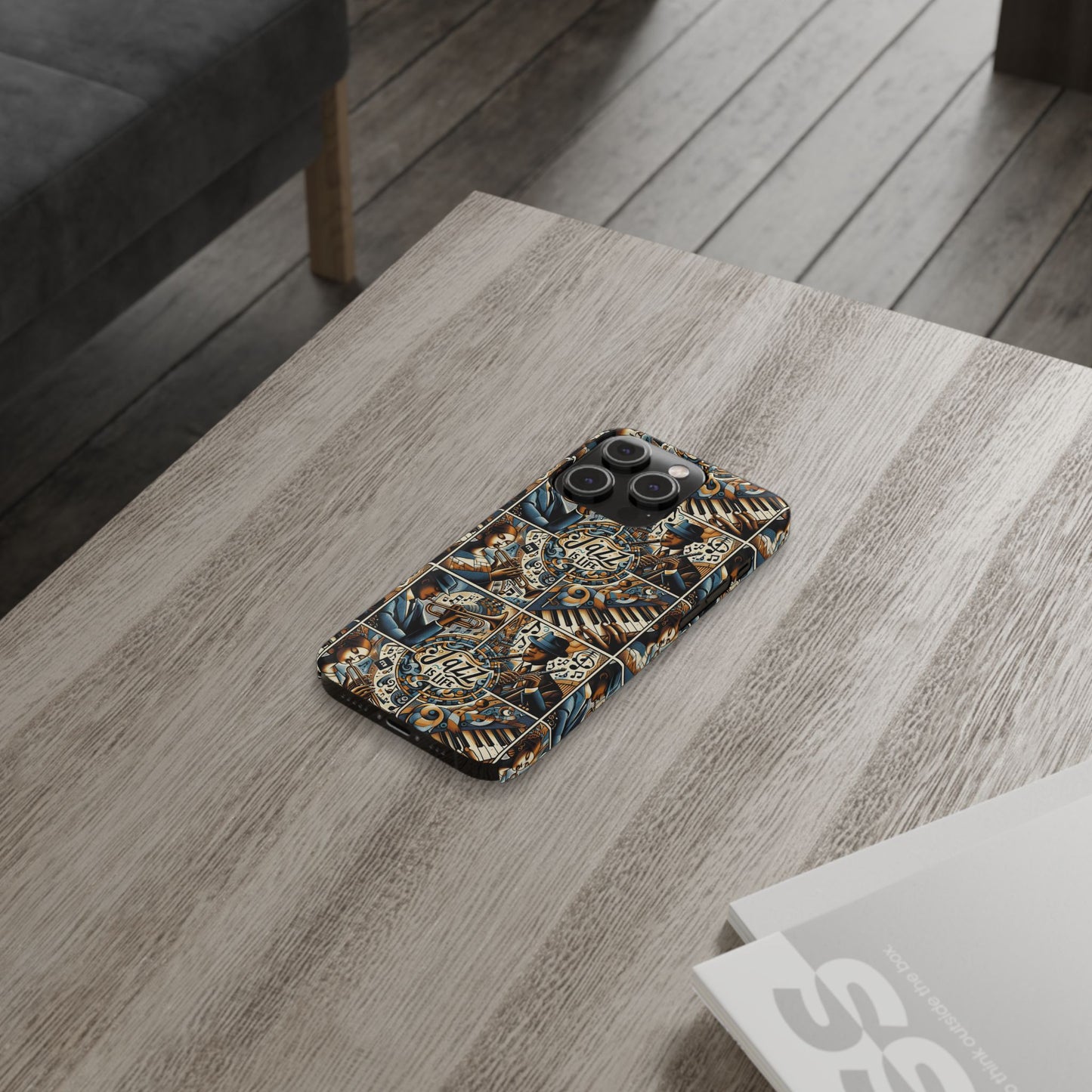 iPhone Slim Phone Cases - Jazz Is Life