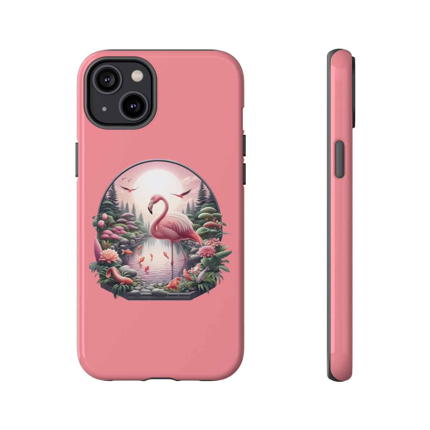 Pink Flamingo - iPhone Tough Phone Case