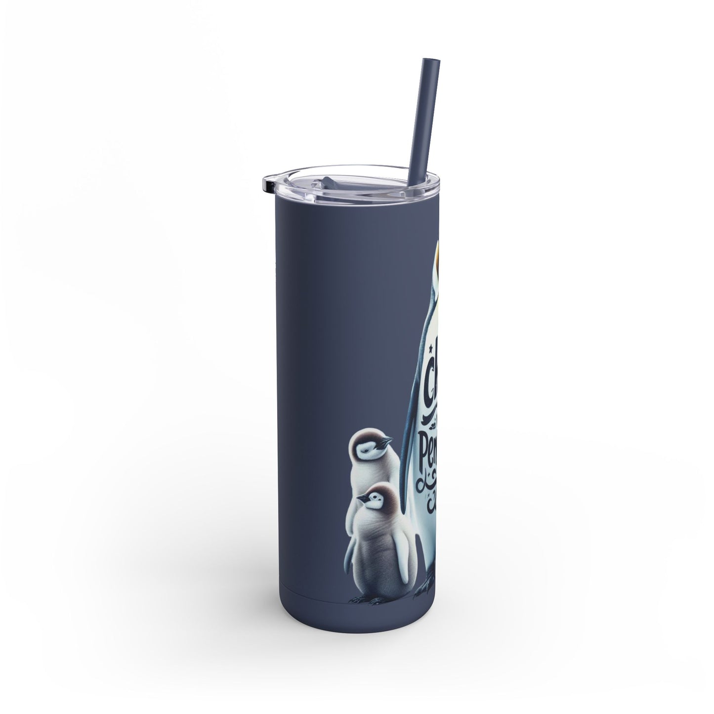 Chill With Penguins 20oz Maars Maker Skinny Matte Tumbler