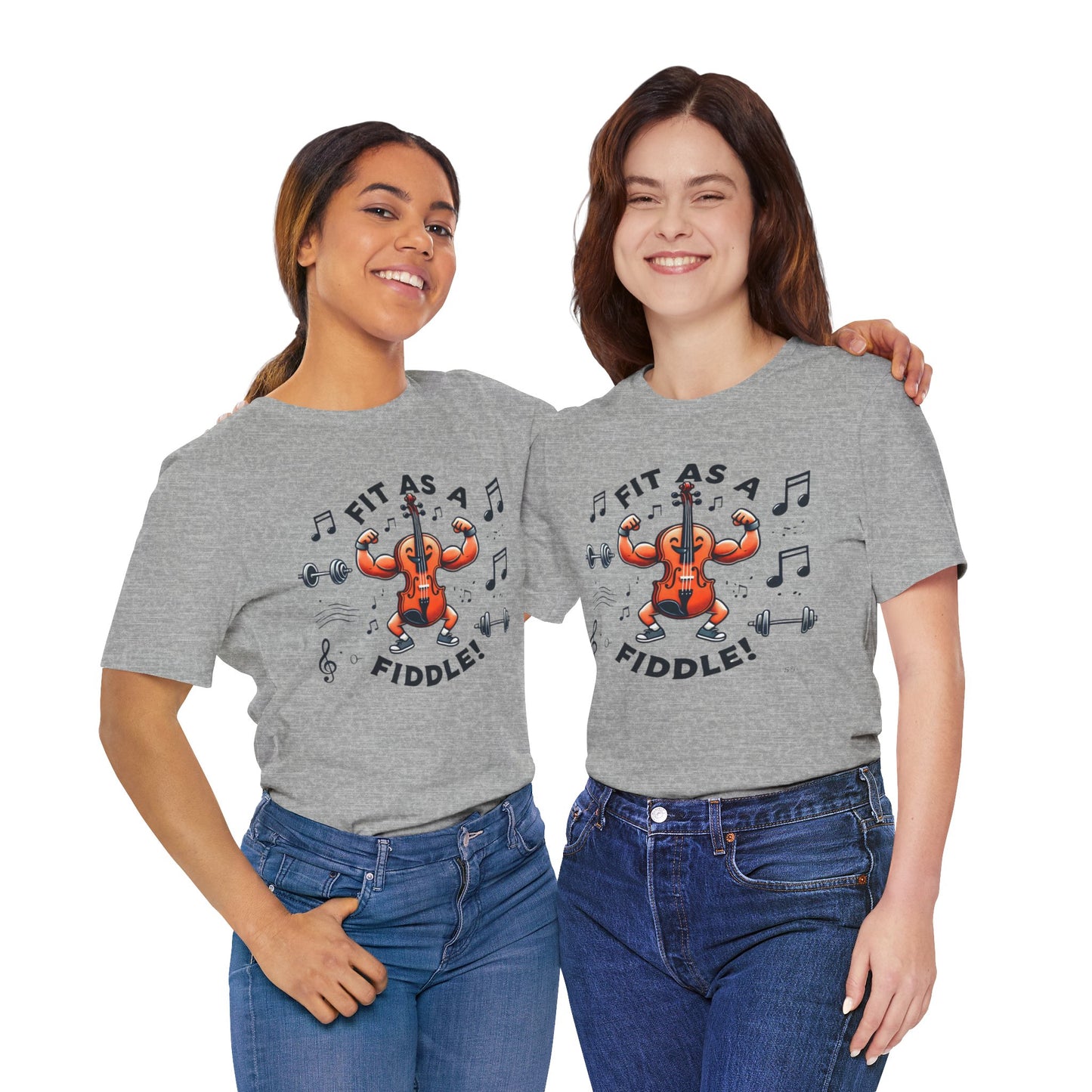 Fit As A Fiddle Unisex Jersey Short Sleeve Tee