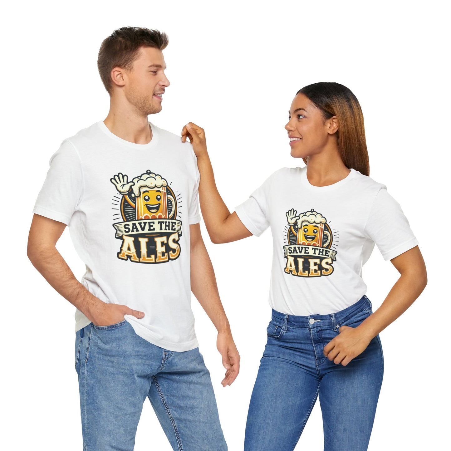 Save The Ales_V2 Unisex Jersey Short Sleeve Tee