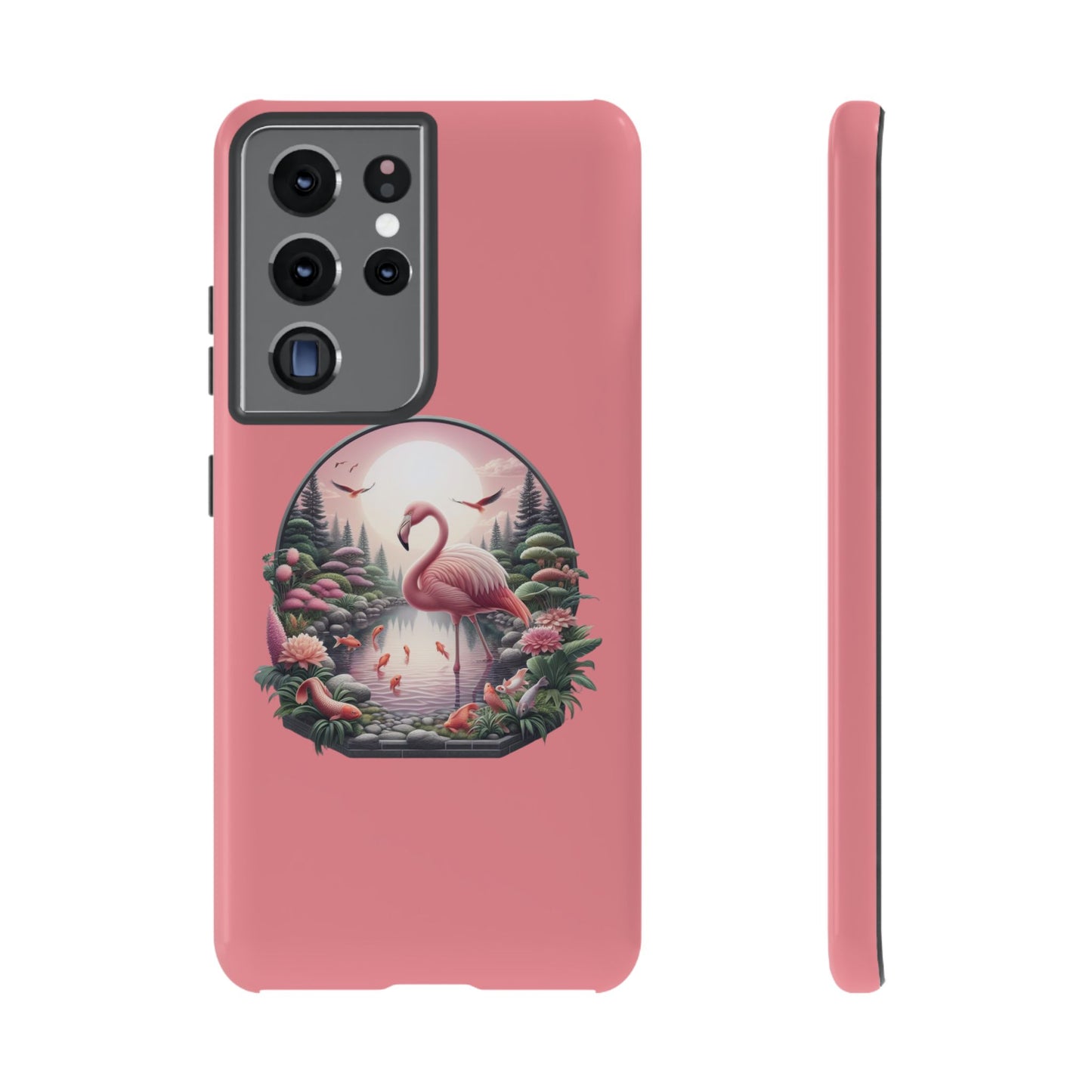 Pink Flamingo - iPhone Tough Phone Case